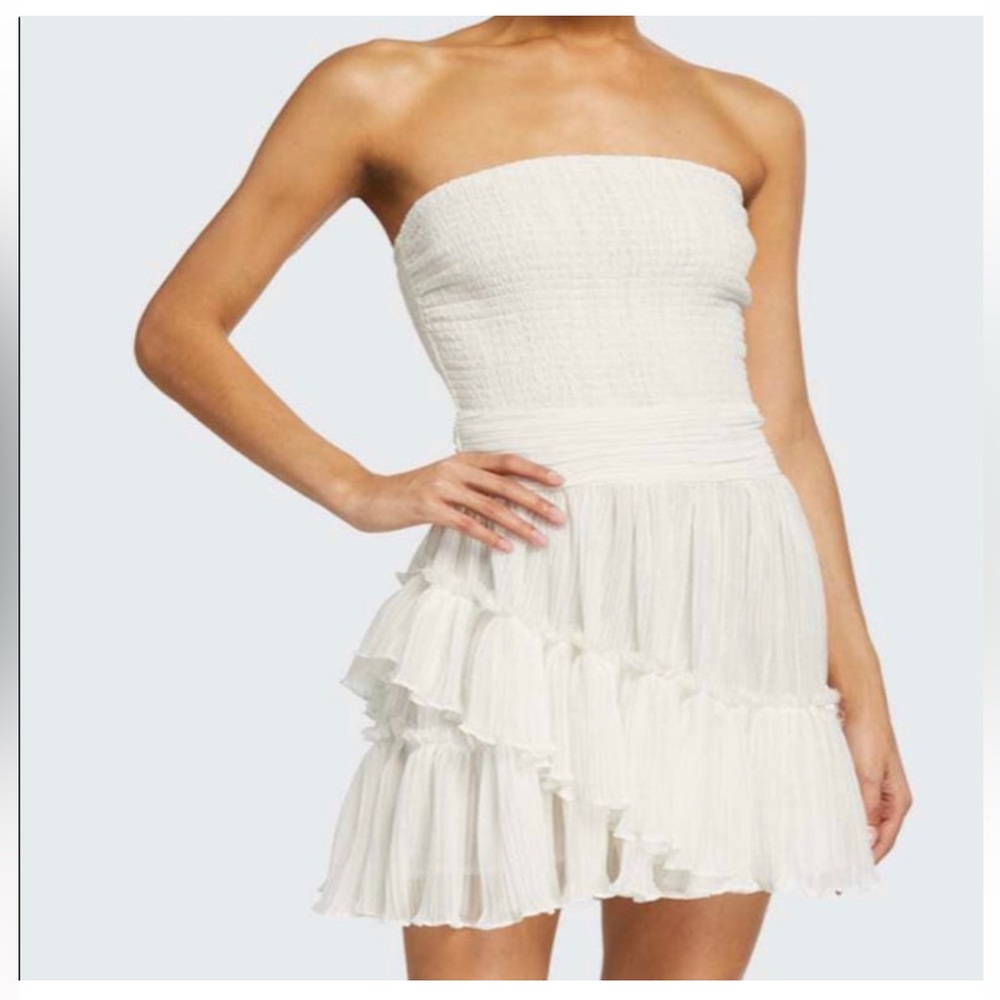 Ramy Brook white mini dress🤍